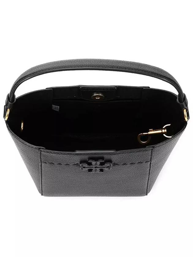 McGraw Small Tote Bag Black - TORY BURCH - BALAAN 6