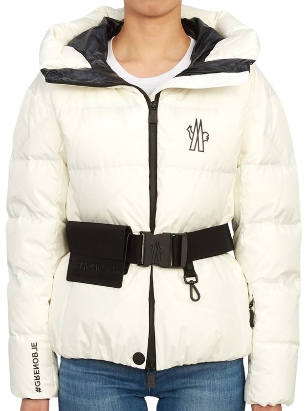 Women's Bouquetin Short Down Padding White - MONCLER - BALAAN 3