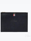 Medium Document Holder Clutch Bag Black - THOM BROWNE - BALAAN 2