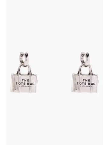 The Tote Bag Earrings Light Antique Silver MBECW23006SVX - MARC JACOBS - BALAAN 1