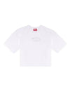 T Rowy Od Short Sleeve T-Shirt White - DIESEL - BALAAN 1