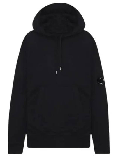 Lens Wappen Pocket Hoodie Black - CP COMPANY - BALAAN 2