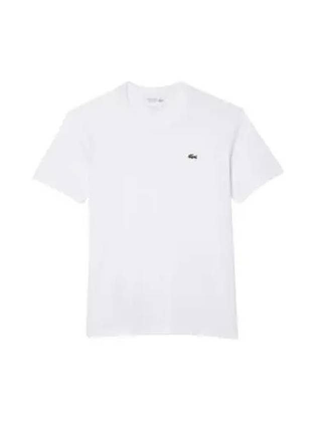 Men's Small Logo Sports Breathable Short Sleeve T-Shirt White - LACOSTE - BALAAN 2