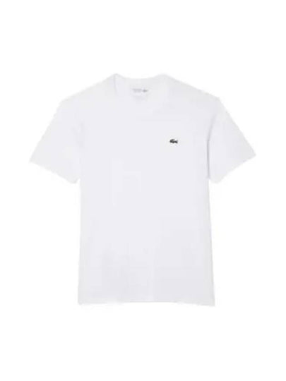 Men's Small Logo Sports Breathable Short Sleeve T-Shirt White - LACOSTE - BALAAN 2