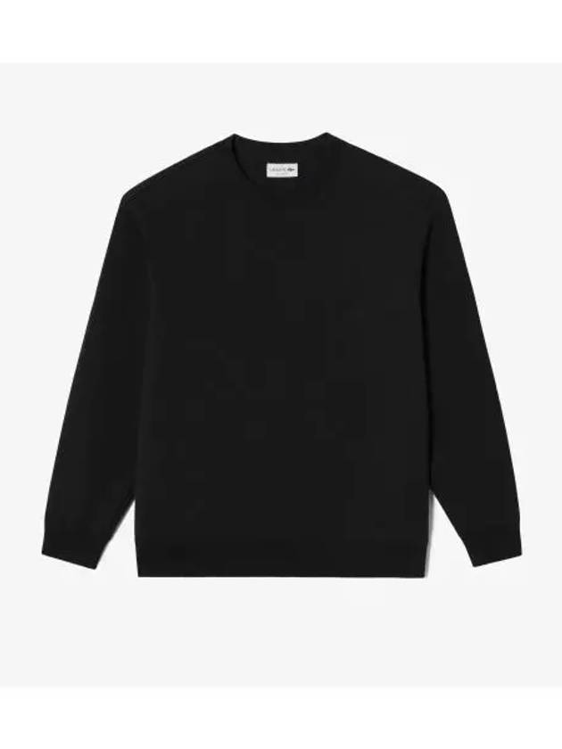 Men s cushioned crewneck t shirt black - LACOSTE - BALAAN 1