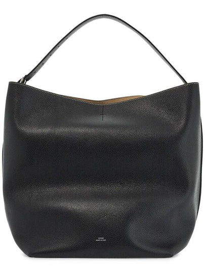 Belted Leather Tote Bag Black - TOTEME - BALAAN 2