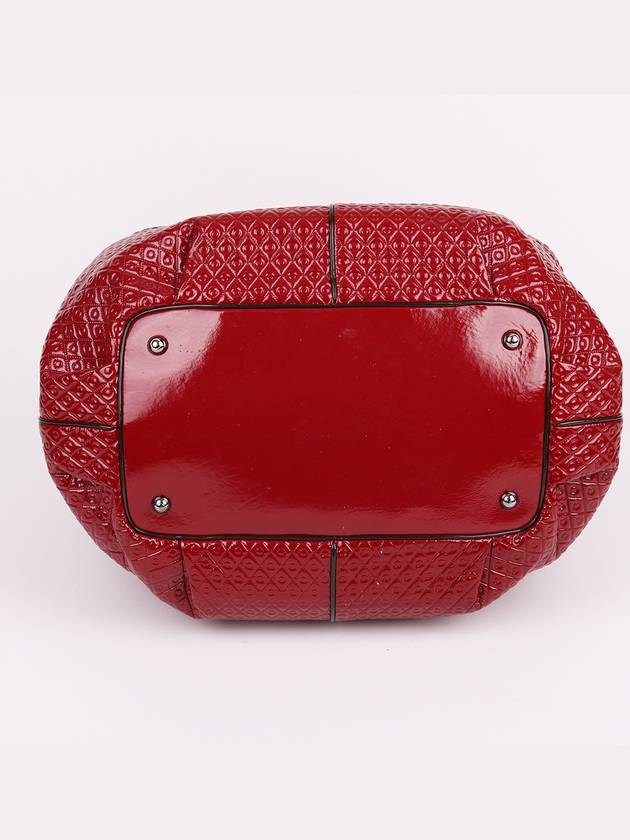 Patent red bucket type large shoulder bag - TOD'S - BALAAN 6