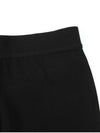 banding tapered knit pants black - CALLAITE - BALAAN 3