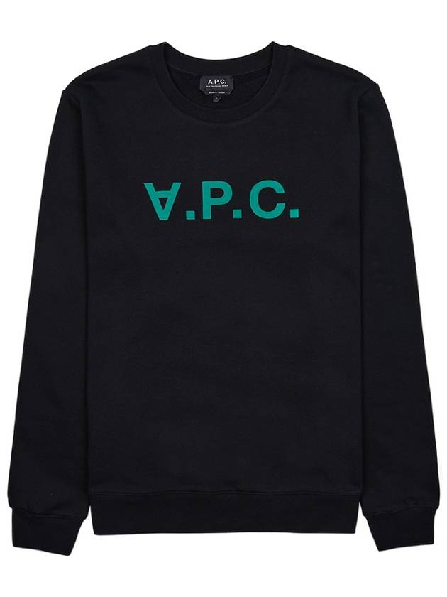 VPC Logo Crew Neck Sweatshirt Black - A.P.C. - BALAAN 11