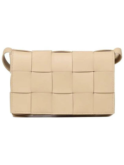 Intrecciato Cassette Cross Bag Porridge - BOTTEGA VENETA - BALAAN 2