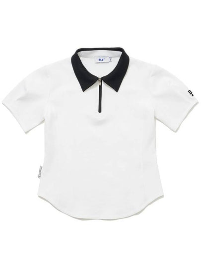 Essential short-sleeved collared t-shirtWH - BLUDOT - BALAAN 2