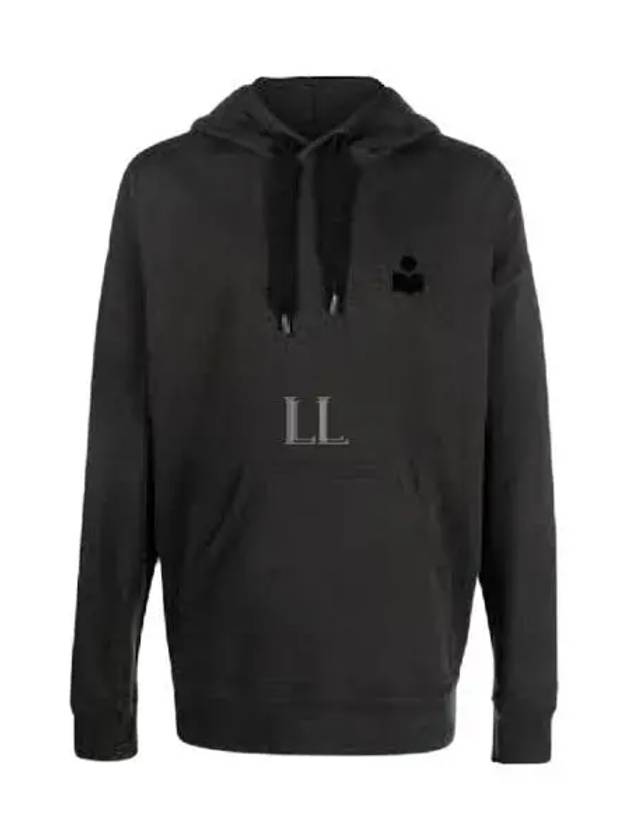 Malek Logo Hoodie Faded Black - ISABEL MARANT - BALAAN 2