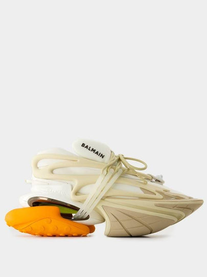 Unicorn Trainers Neoprene Leisure Low Top Sneakers Orange - BALMAIN - BALAAN 2