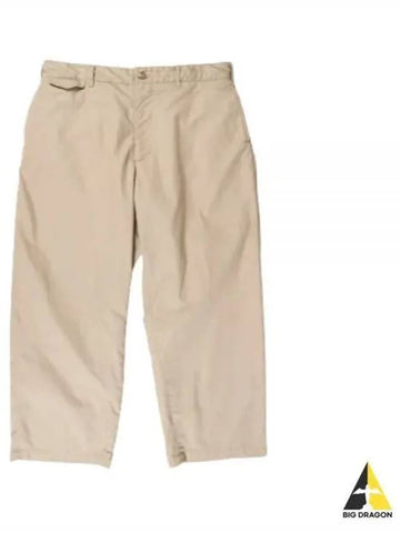 Officer Pant Khaki High Count Twill 24S1F036 OR359 PB001 Pants - ENGINEERED GARMENTS - BALAAN 1