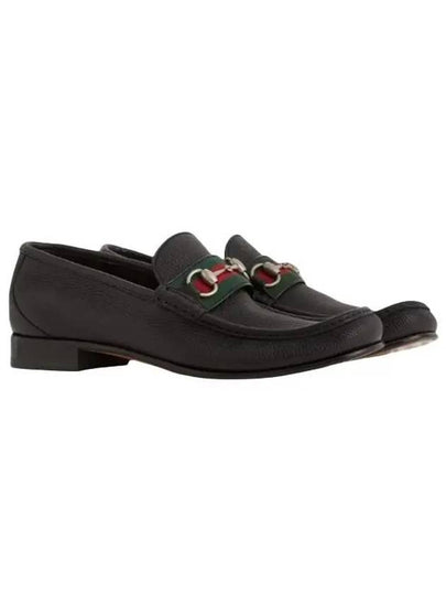 Men's Horsebit Loafers Black - GUCCI - BALAAN 2