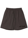 EL Not Bad Taslan Shorts Shorts Charcoal - ELIMENO - BALAAN 1