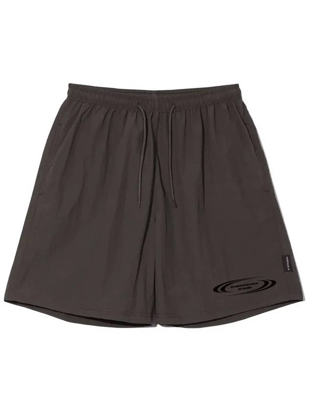 EL Not Bad Taslan Shorts Shorts Charcoal - ELIMENO - BALAAN 1