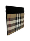 Vintage Check Card Wallet Beige - BURBERRY - BALAAN 4