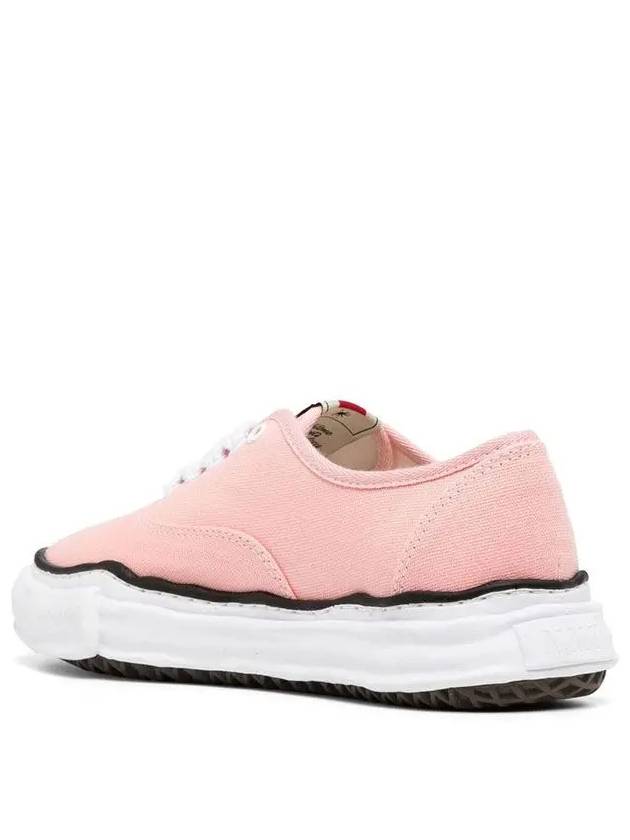 Baker OG Sole Canvas Low Top Sneakers Pink - MIHARA YASUHIRO - BALAAN 4