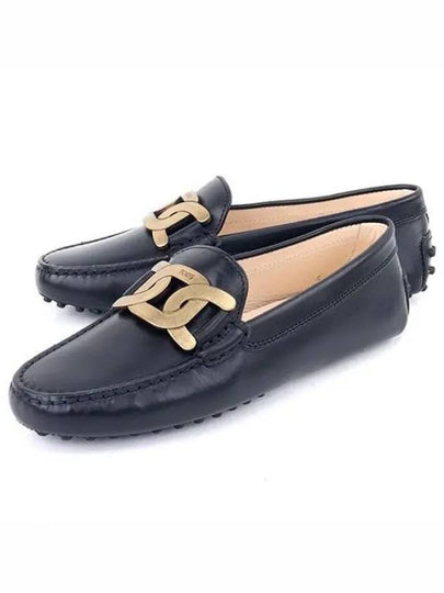 Women's Kate Gommino Leather Driving Shoes Black - TOD'S - BALAAN 2