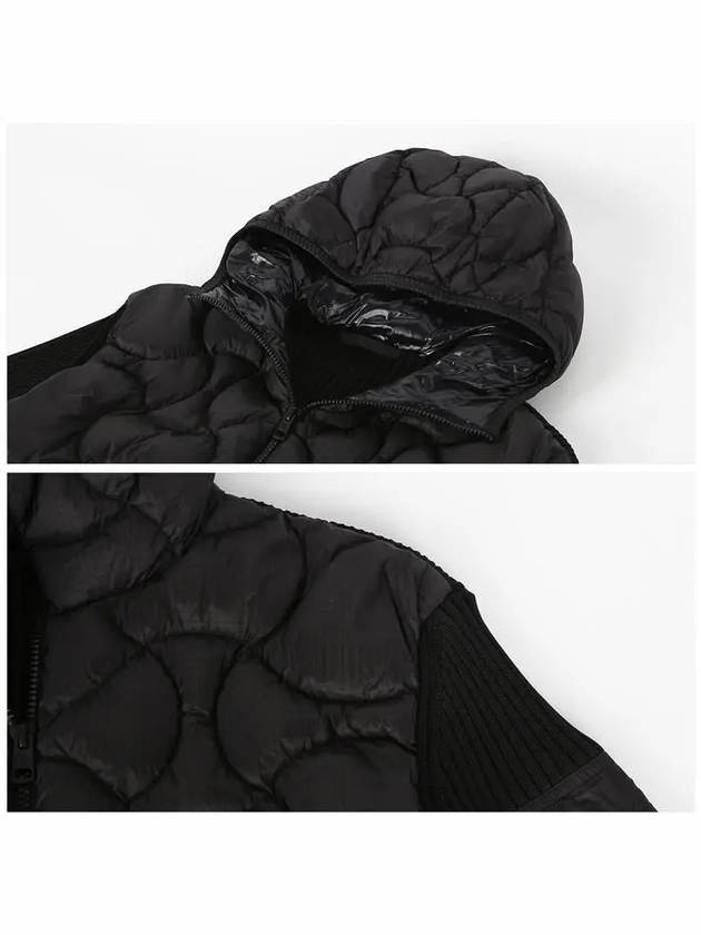 padded cardigan jacket black - MONCLER - BALAAN 6