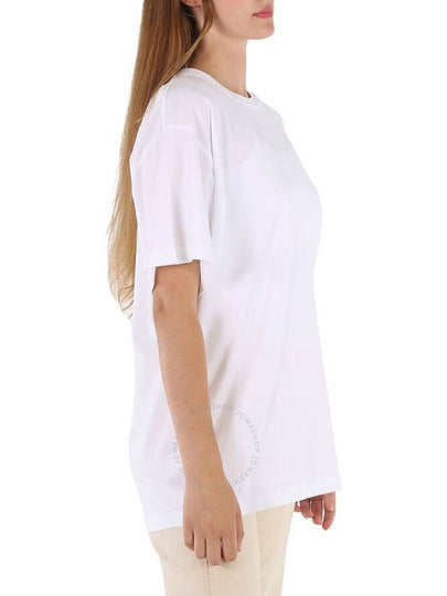 MM6 Ladies White Customisable T-shirt With Patch Print, Size Small - MAISON MARGIELA - BALAAN 2