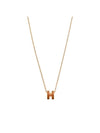 Mini Pop H Pendant Necklace New Gold - HERMES - BALAAN 1