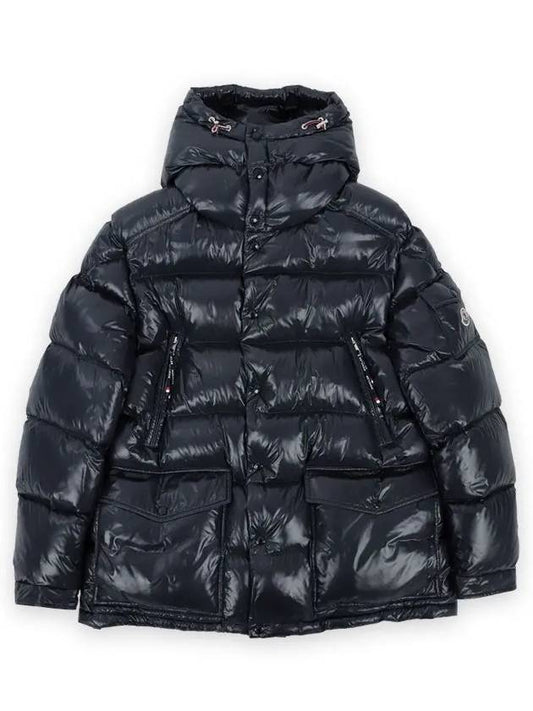 Men's CHIABLESE Down Hooded Padded Jacket Navy 1A00199 5963V 742 - MONCLER - BALAAN 1