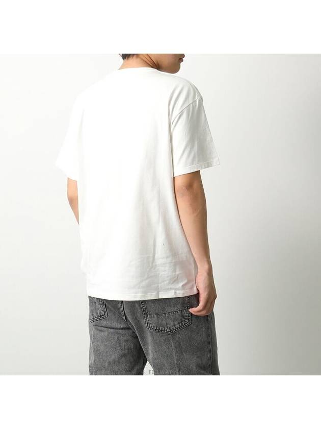 Crystal Logo Short Sleeve T-Shirt White - CELINE - BALAAN 3