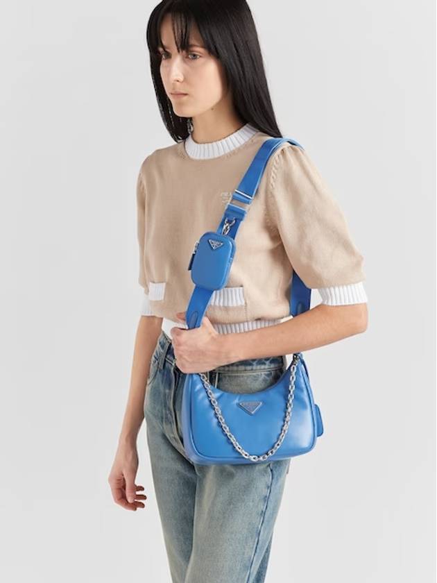 Padded nappa leather re edition shoulder bag - PRADA - BALAAN 4