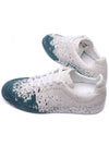 Replica Painting Low Top Sneakers White Oil Blue - MAISON MARGIELA - BALAAN 7