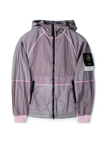 Nylon Metal Watro-TC Hooded Jacket Pink - STONE ISLAND - BALAAN 1