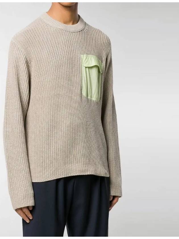 Crew Neck Knit Top Light Grey - ACNE STUDIOS - BALAAN 4