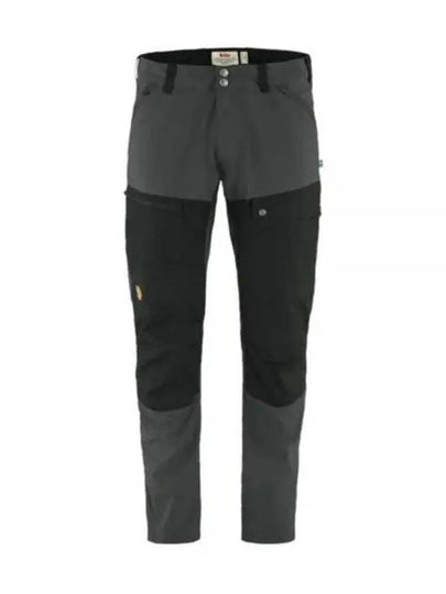 Men's Regular Abisko Midsummer Track Pants Dark Grey Black - FJALL RAVEN - BALAAN 2