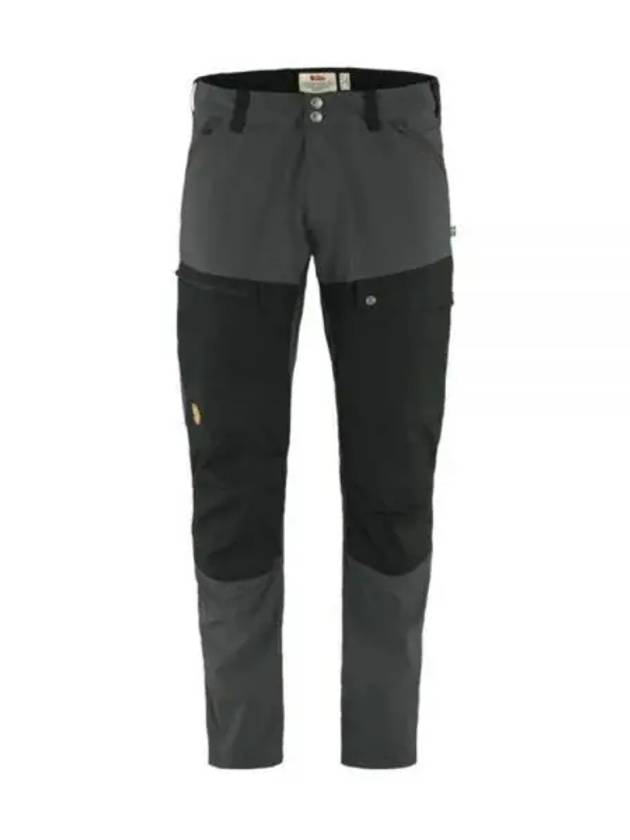 Men's Abisko Midsummer Trousers Regular Dark Grey - FJALL RAVEN - BALAAN 1