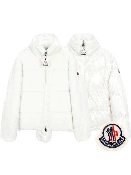 White PLUVIER Sharing Reversible Goose Down Jacket PLUVIER 1A00143 89A9V 034 - MONCLER - BALAAN 1