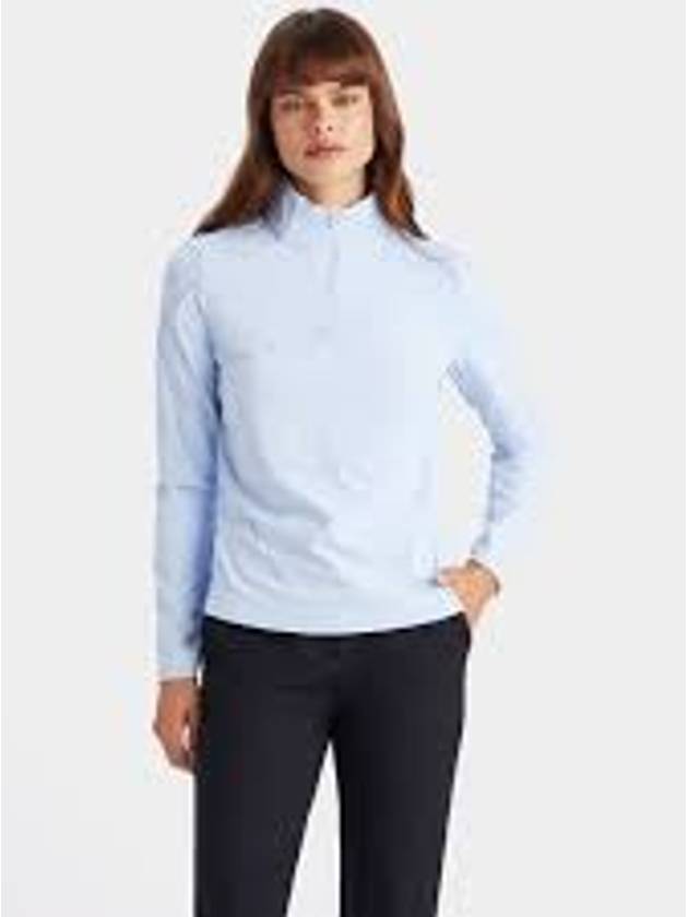 Women's Sun Shield Quarter Zip Long Sleeve T-Shirt Skye - G/FORE - BALAAN 4