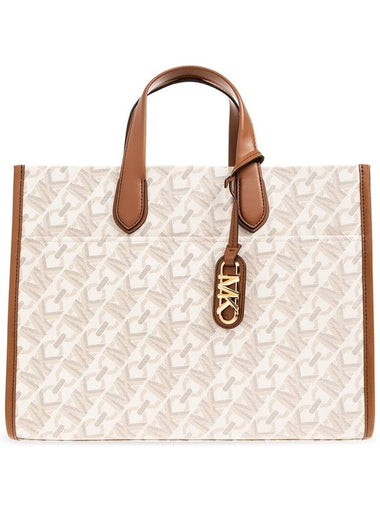 Michael Michael Kors ‘Gigi Large’ Shopper Bag, Women's, Cream - MICHAEL KORS - BALAAN 1