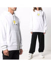 Face Logo Hoodie White - ACNE STUDIOS - BALAAN 2