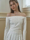 Bonita Corset Blouse White - LETTER FROM MOON - BALAAN 6