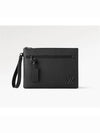 LV Aerogram Ipad Pouch Bag Black - LOUIS VUITTON - BALAAN 2