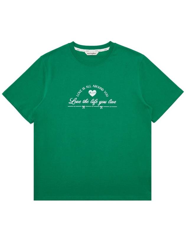 MET love present t shirt green - METAPHER - BALAAN 7