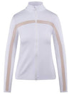 Seasonal Janice Mid Layer Zip-Up Jacket White - J.LINDEBERG - BALAAN 2