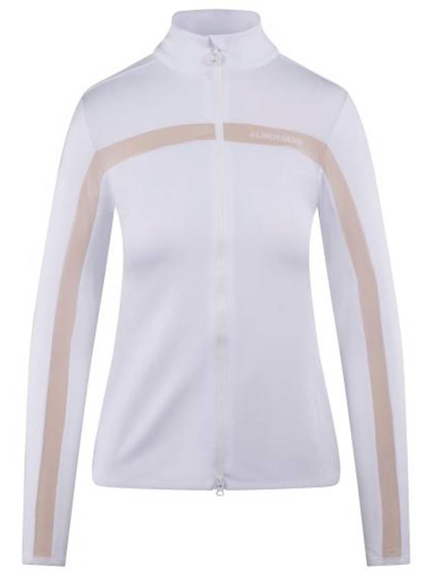 Seasonal Janice Mid Layer Zip-Up Jacket White - J.LINDEBERG - BALAAN 2