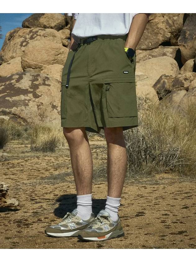 Woven Cargo Shorts Khaki - FLUKE - BALAAN 4