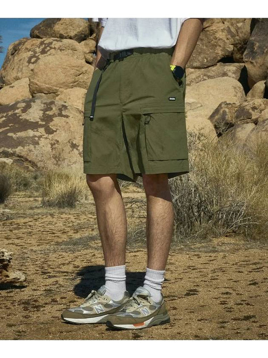 Woven Cargo Shorts Khaki - FLUKE - BALAAN 2