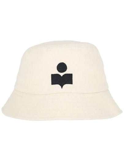 Haley Embroidered Logo Bucket Hat Ivory - ISABEL MARANT - BALAAN 2