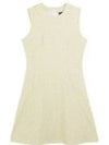 Jasmin Print Short Dress JL Monogram Yellow - J.LINDEBERG - BALAAN 2