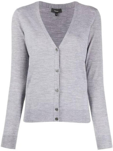 V neck slim fit cardigan I1211704 - THEORY - BALAAN 1