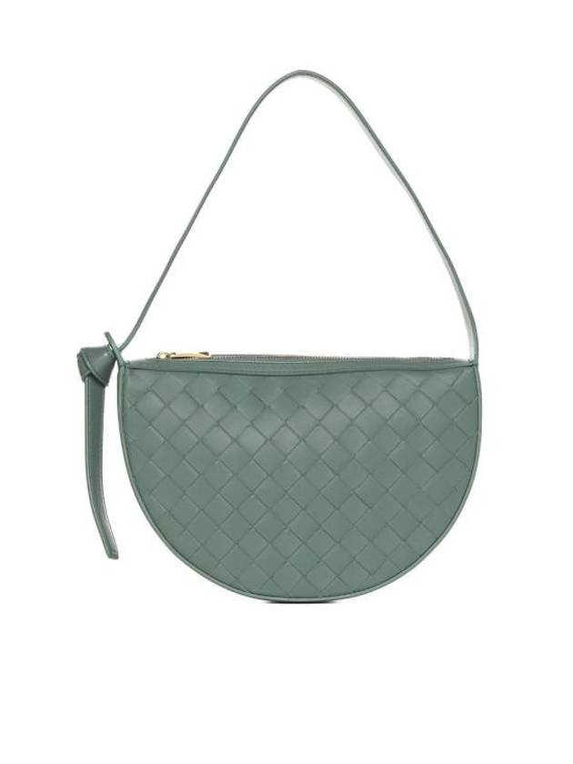 Intrecciato Sunrise Small Shoulder Bag Aloe - BOTTEGA VENETA - BALAAN 1